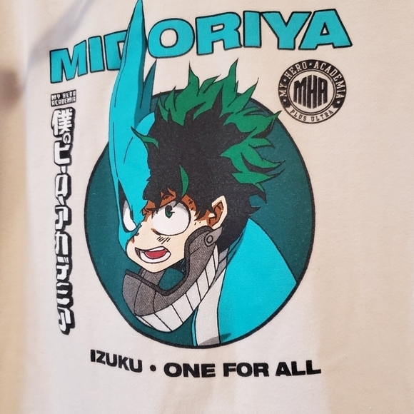 Izuku Midoriya Beige Hoodie - Picture 3 of 5